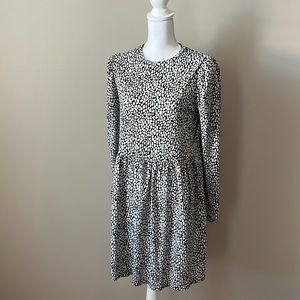 Zara dress black and white